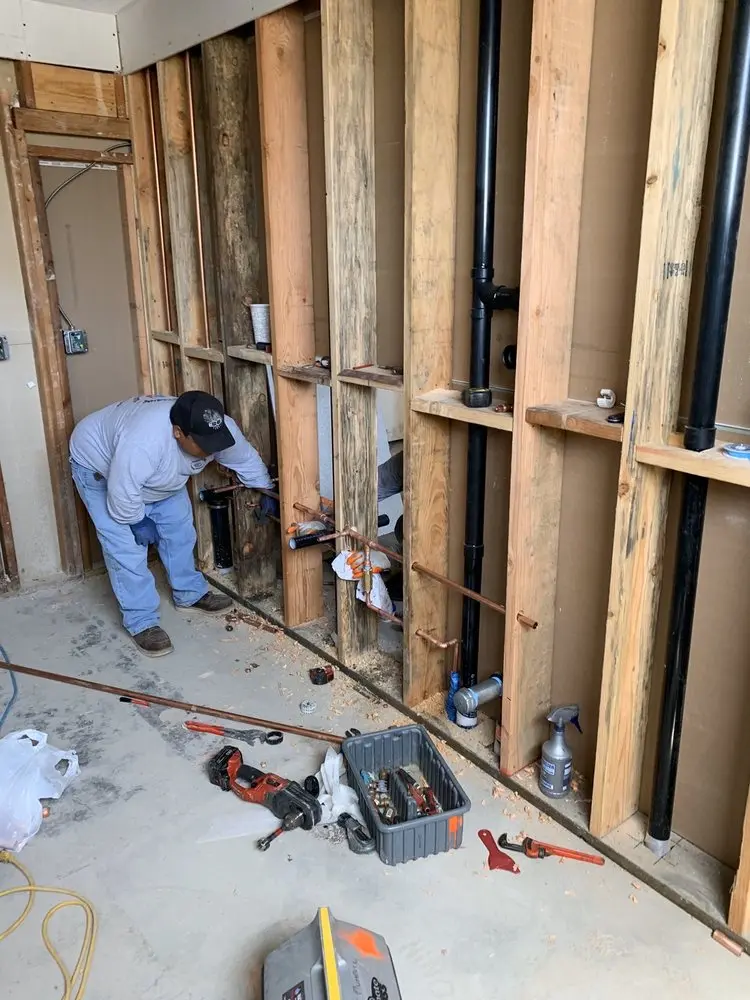 Commercial rough-in plumbing for Water Heater Replacement in Four Corners